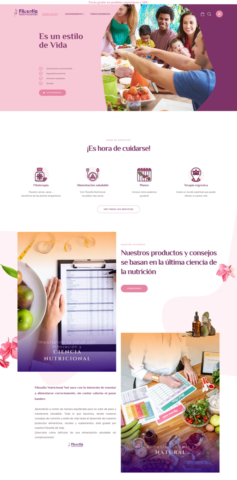 Captura · Filosofía Nutricional