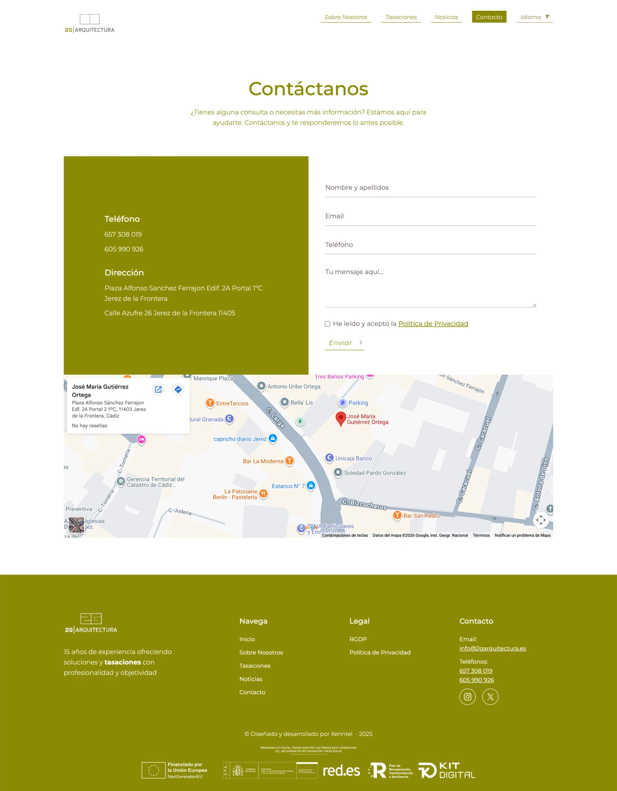 2G Arquitectura