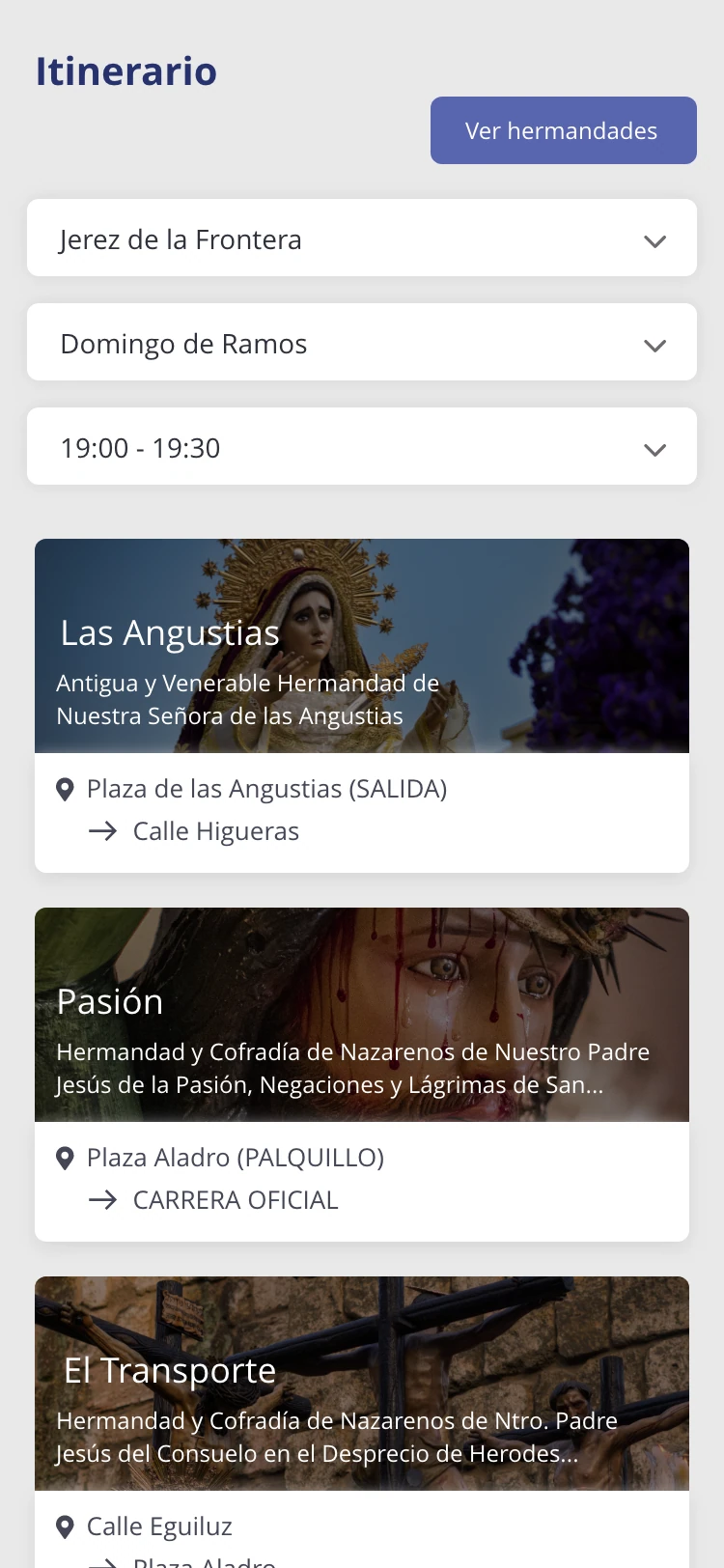 Itinerario GPS