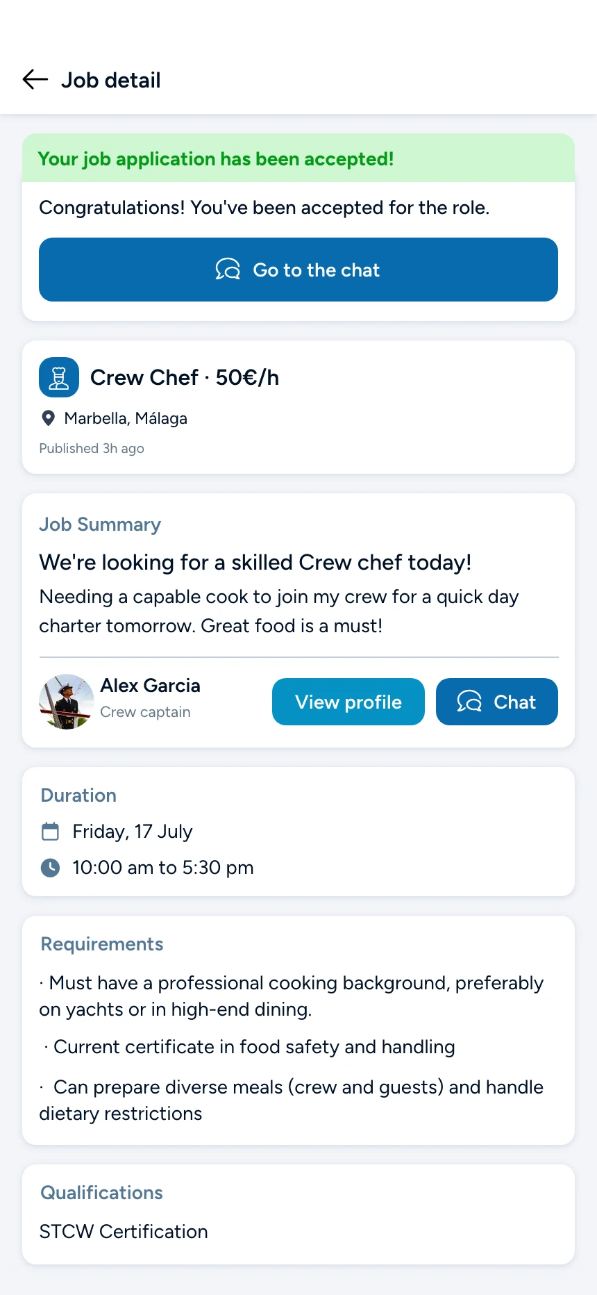Yacht Partner App