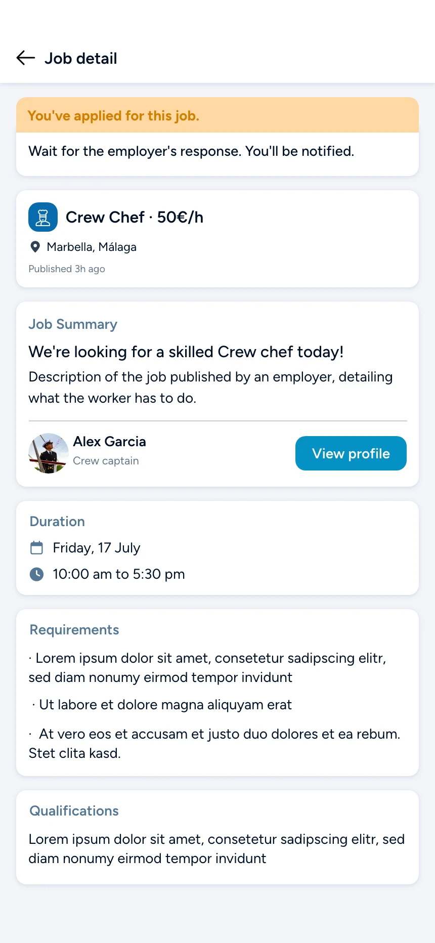 Yacht Partner App