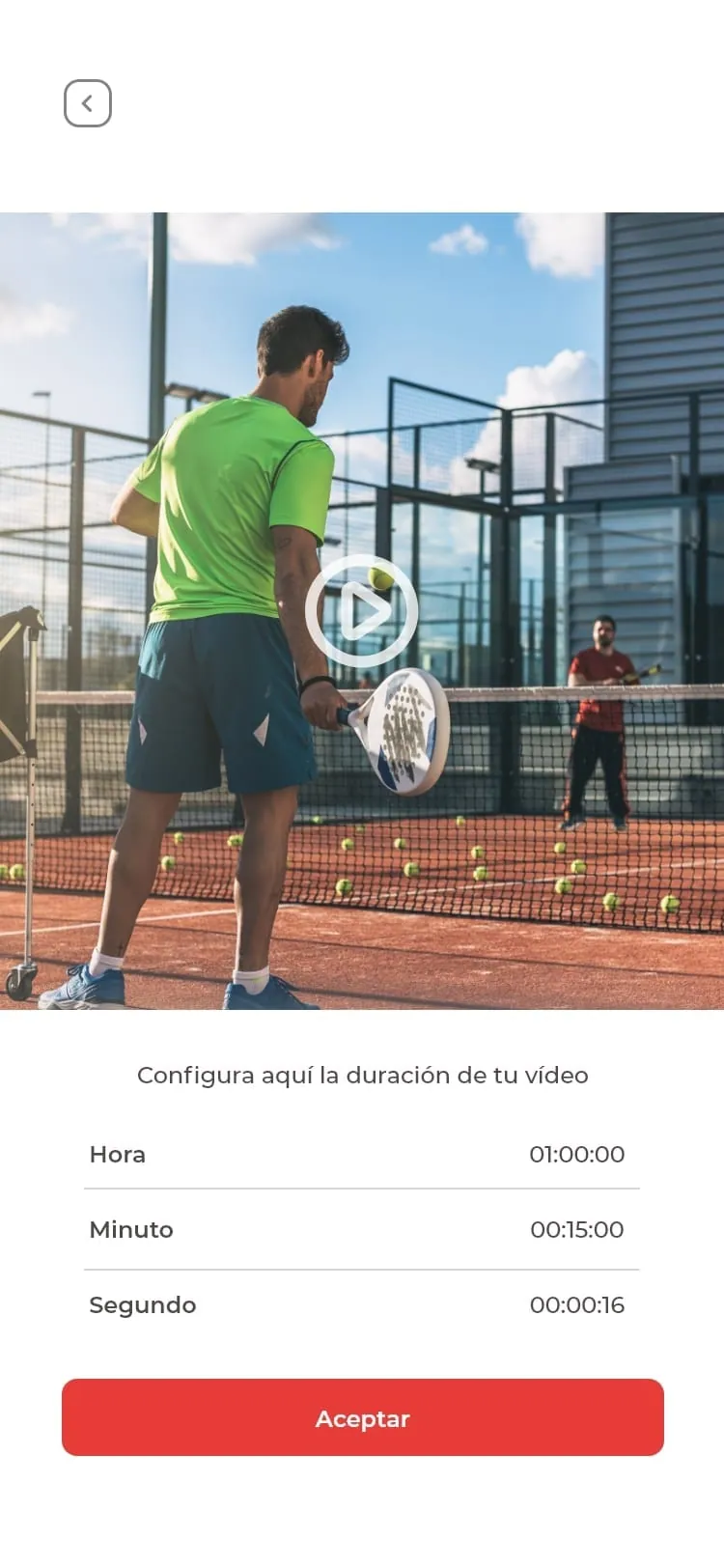 Captura · Padel Record